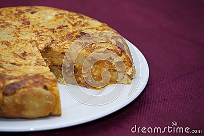Spanish omelette Stock Photo