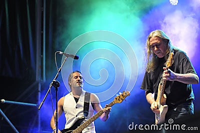 Spanish rock singer Rosendo. Editorial Stock Photo