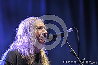 Spanish rock singer Rosendo. Editorial Stock Photo