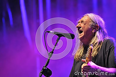 Spanish rock singer Rosendo. Editorial Stock Photo