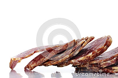 Spanish salami Stock Photo