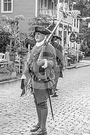 Spanish Soldier Reenacting War Florida Editorial Stock Photo