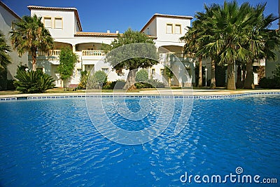 Spanish villas Stock Photo