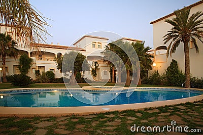 Spanish villas Stock Photo