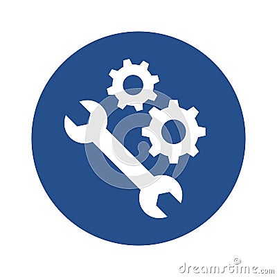 Spanner tools Vector Icon which can easily modify or edit Vector Illustration