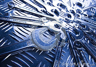 Spanners Stock Photo