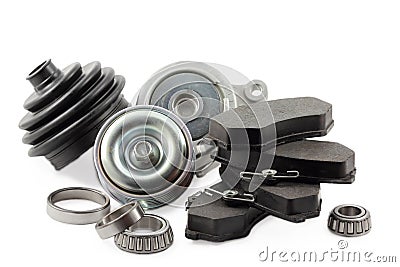 Spare parts for car Stock Photo