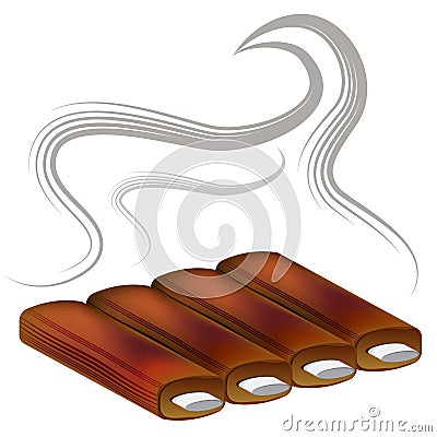 Spare Ribs Vector Illustration