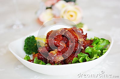 Spareribs Stock Photo