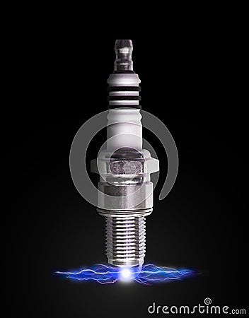 Spark Plug Stock Photo