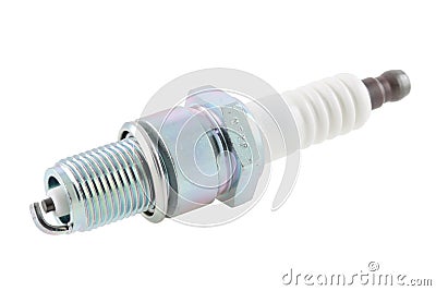 Spark plug isolated Stock Photo