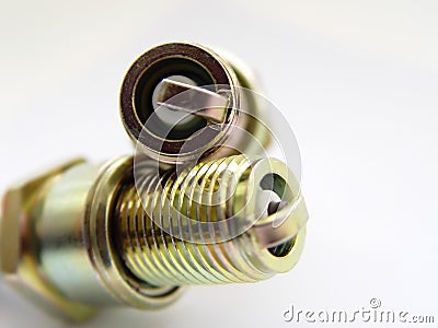 Spark Plugs Stock Photo