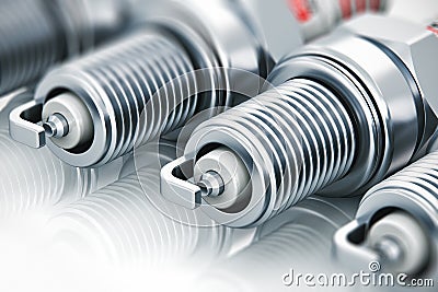 Spark plugs Stock Photo