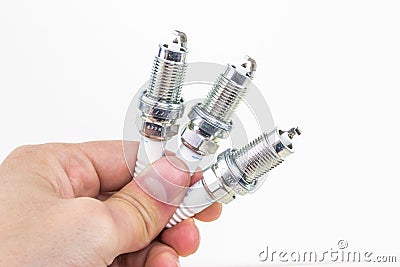 Spark plugs Stock Photo