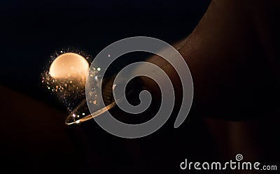 Sparkle in the night Stock Photo