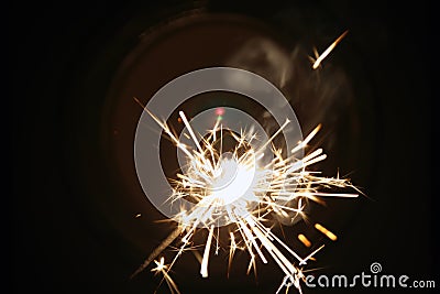 Sparkler Stock Photo