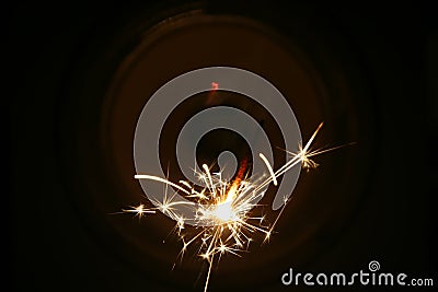 Sparkler Stock Photo