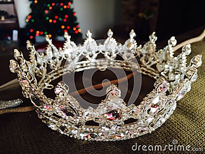 Sparkling Beauty pageant crown Stock Photo