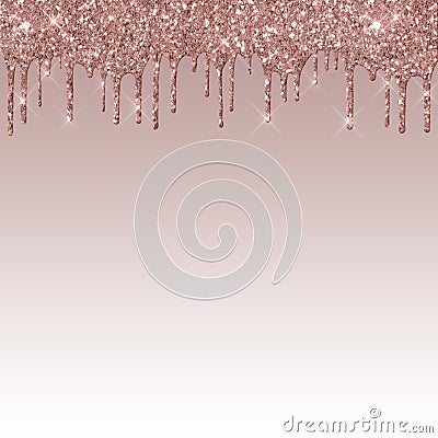 Dripping Rose Gold Digital Texture Stock Photo