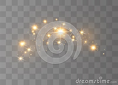 Sparkling magical dust Vector Illustration