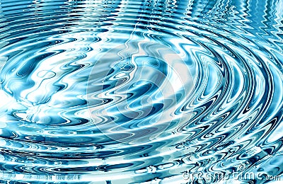 Sparkling Water Ripples Stock Photo