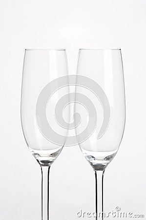 Sparkling Wine Glasses - Sektglaeser Stock Photo