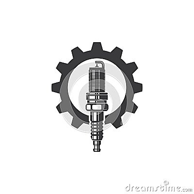 sparkplug icon vector illustration Vector Illustration