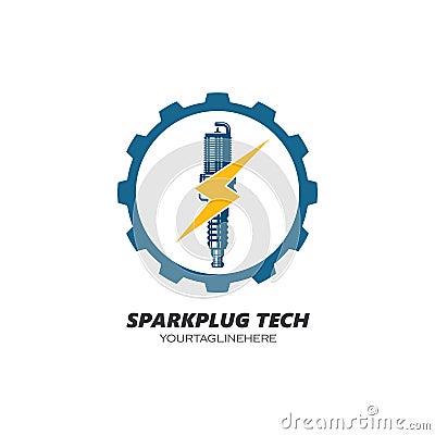 sparkplug icon vector illustration Vector Illustration