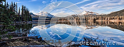 Sparks Lake, Oregon Stock Photo