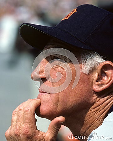 Sparky Anderson Editorial Stock Photo