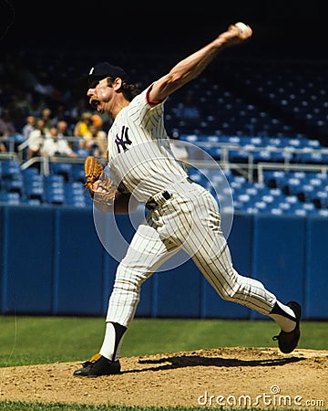 Sparky Lyle New York Yankees Editorial Stock Photo