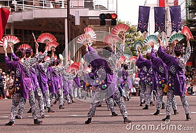 Sparrows dance Editorial Stock Photo