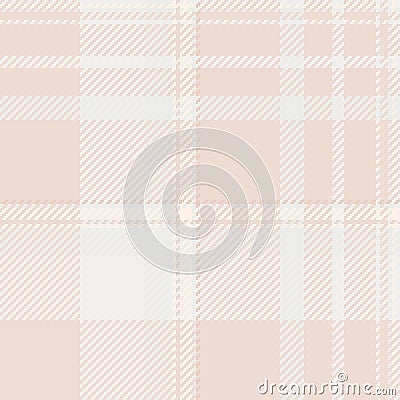 Sparse vector pattern seamless, difficult textile plaid background. Surface texture tartan fabric check in light and white colors Vector Illustration