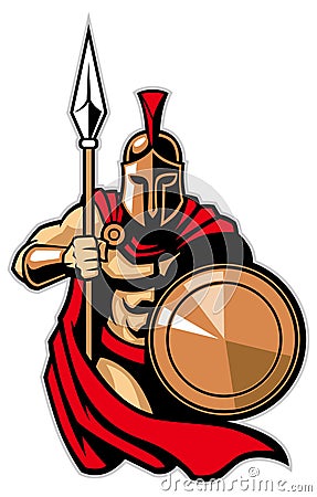 Spartan army Vector Illustration