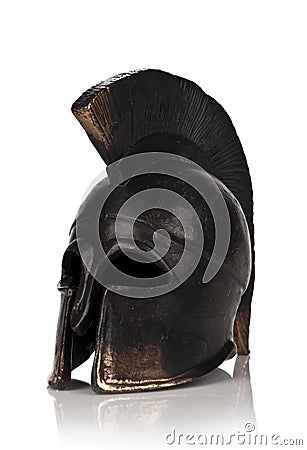 Spartan Helmet Stock Photo