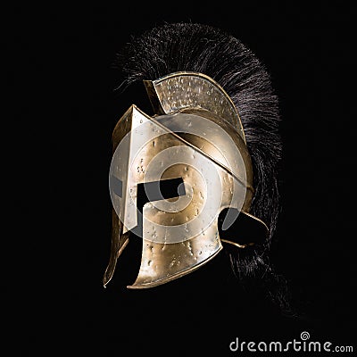 Spartan Helmet Stock Photo