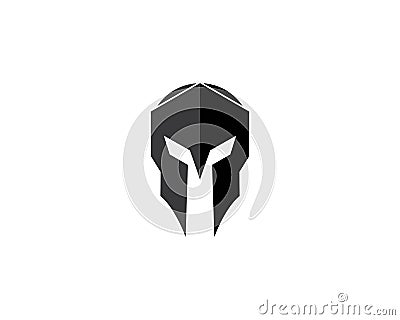 spartan helmet Vector Illustration