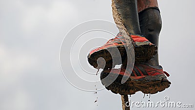 Spartan obstacle running race Editorial Stock Photo