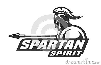 Spartan spirit. Symbol, logo. Vector Illustration