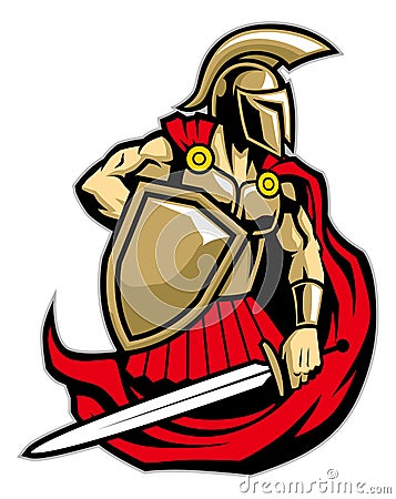 Spartan warrior Vector Illustration