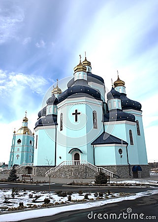 Spaso-Preobrazhenskiy cathedral Stock Photo