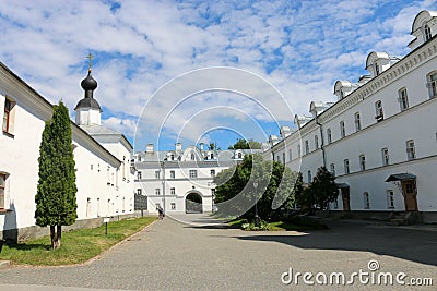 The Spaso-Preobrazhensky Valaam monastery in Karelia Editorial Stock Photo