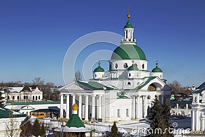Spaso-Yakovlevsky monastery in Rostov the Great, the Cathedral of St. Dmitry Rostovsky, Russia Stock Photo