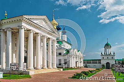 Spaso-Yakovlevsky Monastery in Rostov the Great, Russia Stock Photo