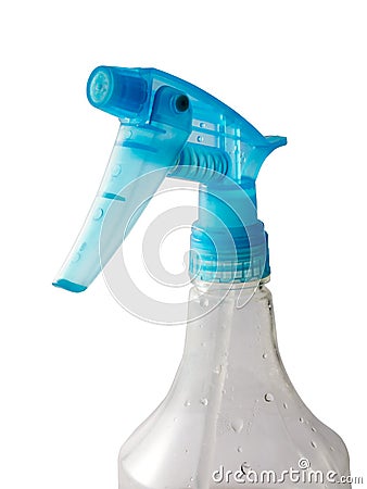 Spay bottle on white background isolate Stock Photo