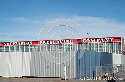 SPC Ardmona cannery in Shepparton Australia Editorial Stock Photo