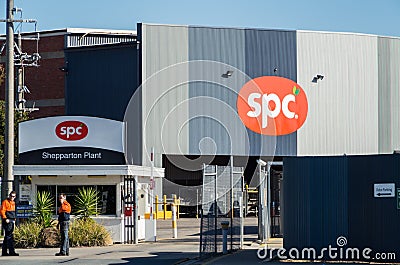 SPC Ardmona cannery in Shepparton Australia Editorial Stock Photo