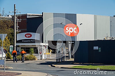 SPC Ardmona cannery in Shepparton Australia Editorial Stock Photo