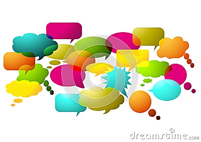 Speak bubbles Vector Illustration