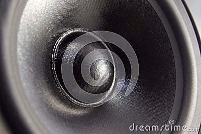Speaker close-up Stock Photo